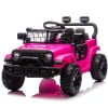 Track 7 Ride On Car, 12V Electric Kids Toy with Remote Control, Bluetooth, Music, LED Lights for Kids Aged 3-5, Blue