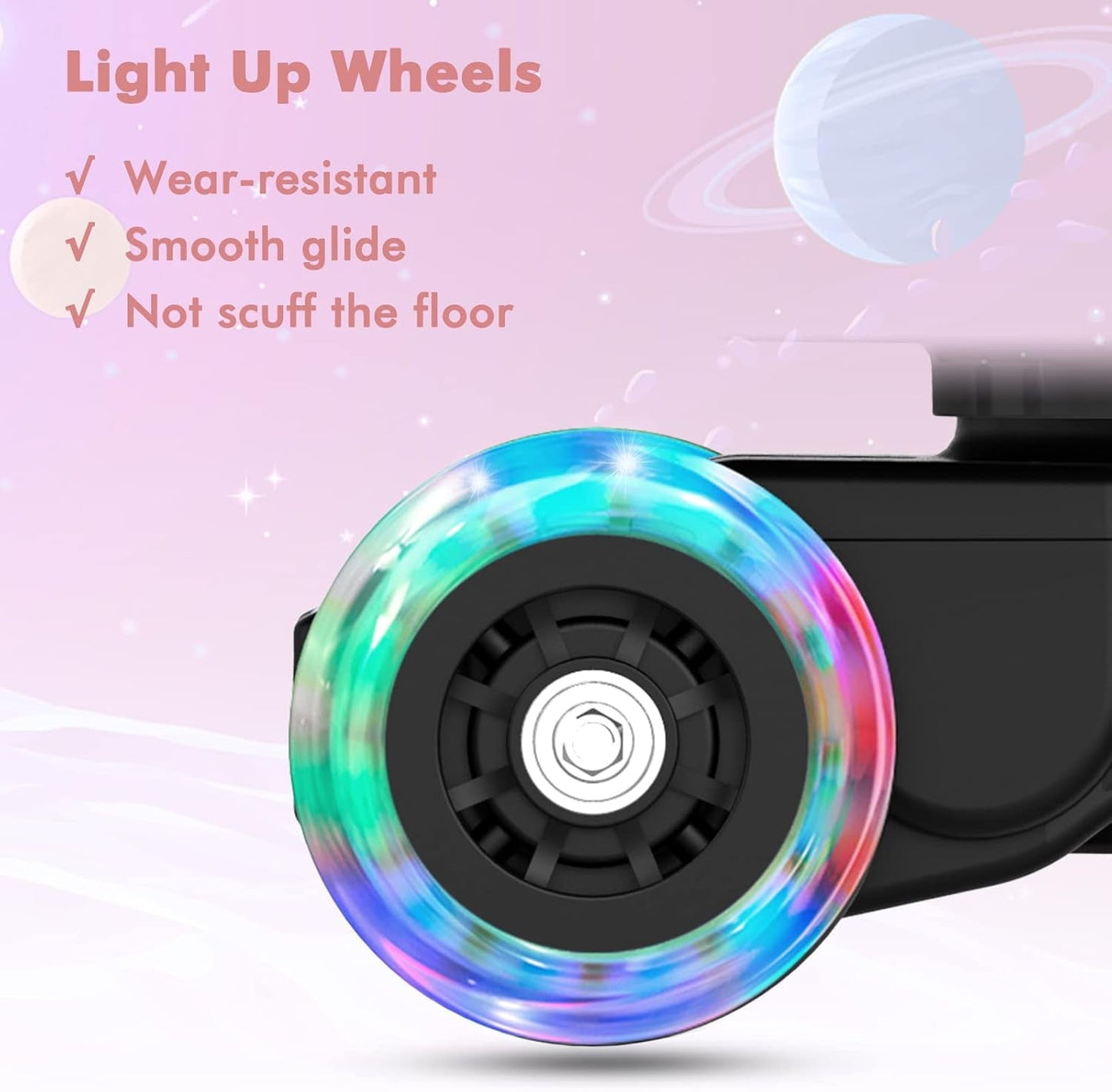 Track Seven 6V Electric Wiggle Car, 2 in 1 Electric Swing Car with Pedal, Flashing Wheels, Bluetooth, 360°, Retractable, Anti-Rollover, Max Speed 3.11mph, Ride on Toy Car for Kids Age 3+, Purple