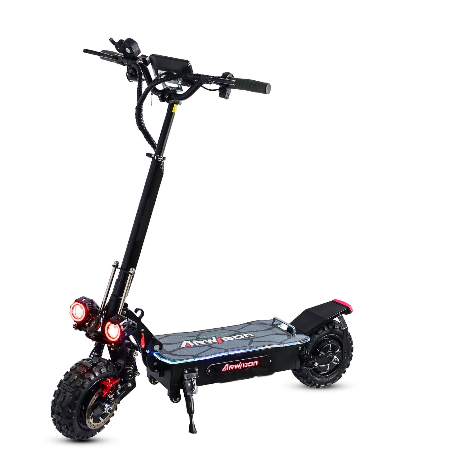 LISUEYNE Electric Scooter for Adults, Dual Drive 5600W Motors, Up to 40 MPH & 40 Miles, 60V/27AH Battery, 11" Off-Road Vacuum Tire, Dual Braking System & Dual Chargers, Q06Pro Electric Scooter