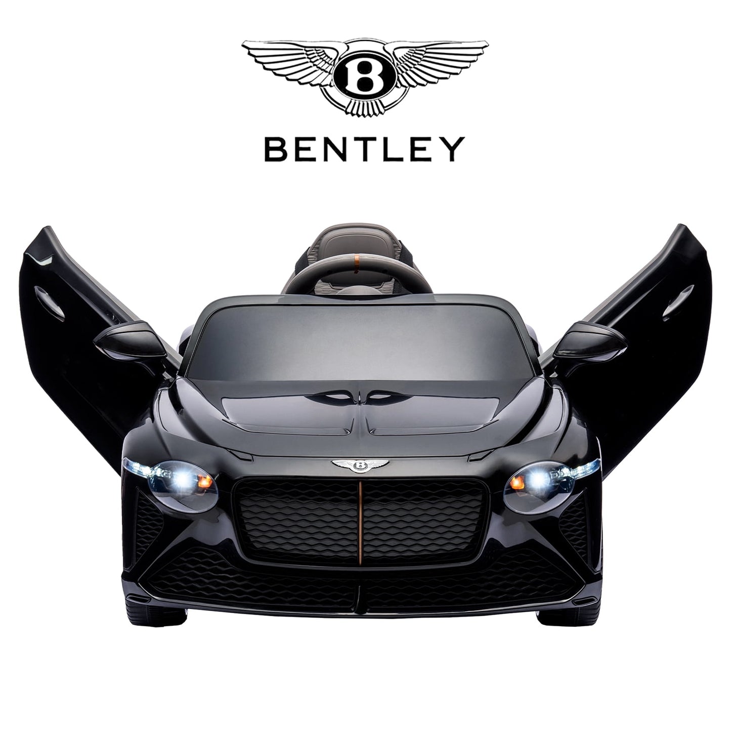 LISUEYNE Kids Ride on Car, 12V Licensed Bentley Mulsanne Electric Car for Kids Age 3+, Remote, Music, Red