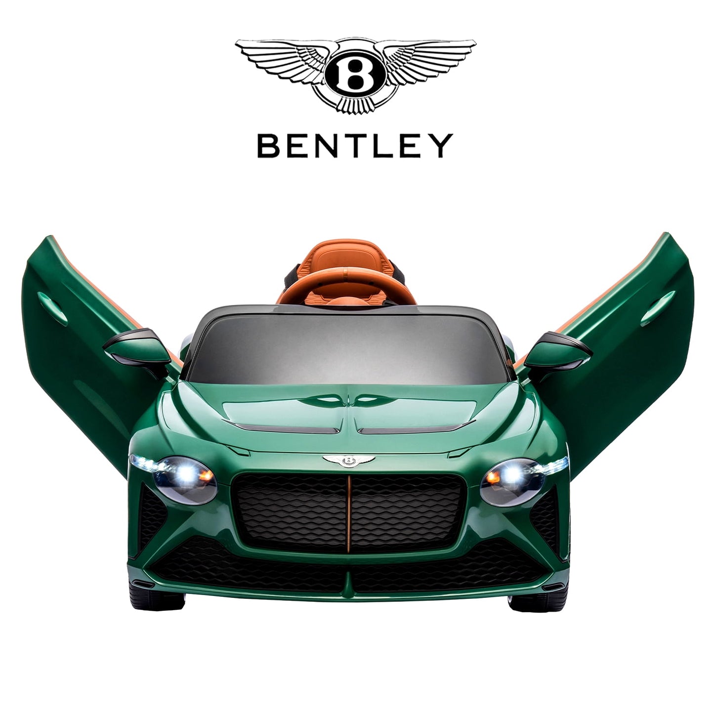 LISUEYNE Kids Ride on Car, 12V Licensed Bentley Mulsanne Electric Car for Kids Age 3+, Remote, Music, Yellow
