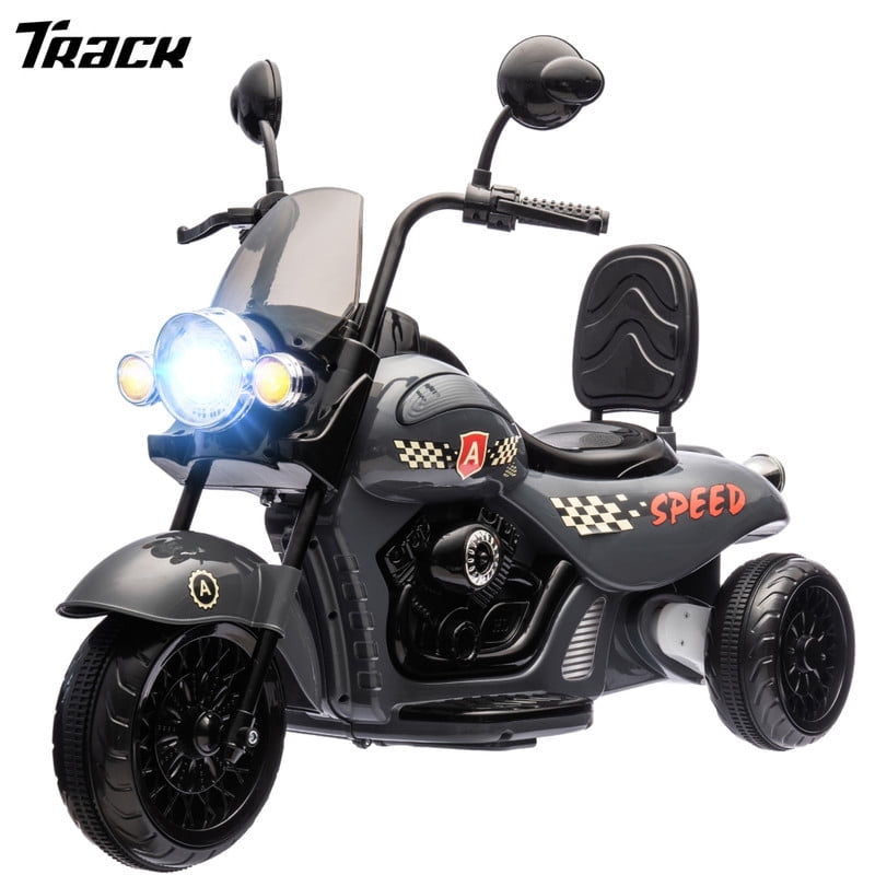 Track Seven Electric Motorcycle for Kids 2-6 Years with 3 Wheels, 70lbs Ride on Motorcycle with Headlights, Music, Forward & Reverse,6V Ride on Toy, Gift for Boys and Girls, Pink