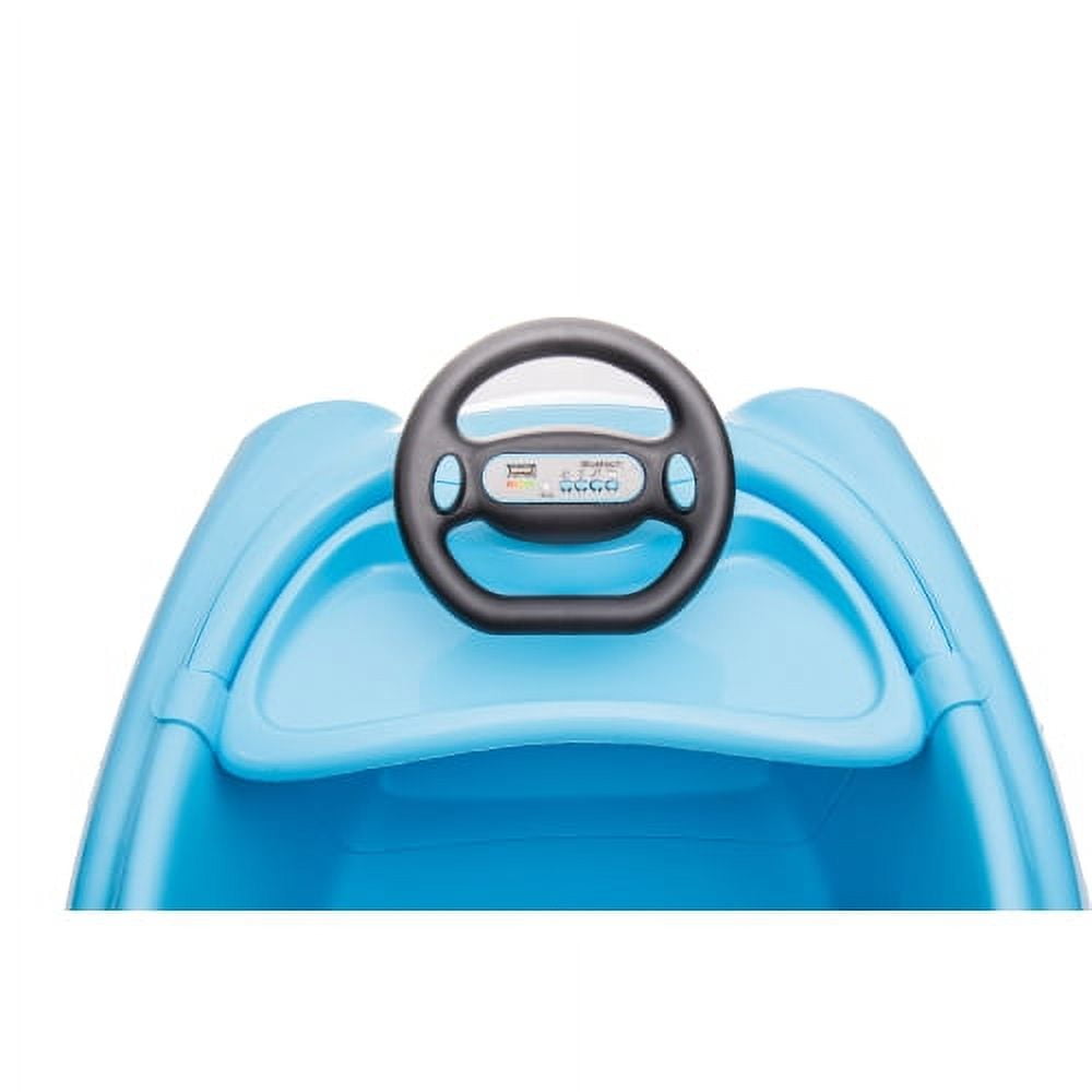 JIMUPARK 12V Bumper Car, Dual Battery Electric Kids Ride on Toys, w/Remote Control, 360 Degree Spin, Push Rod Rocker Horse Function, 4-Speeds Babies & Toddlers Bumping Car for Ages 1-6