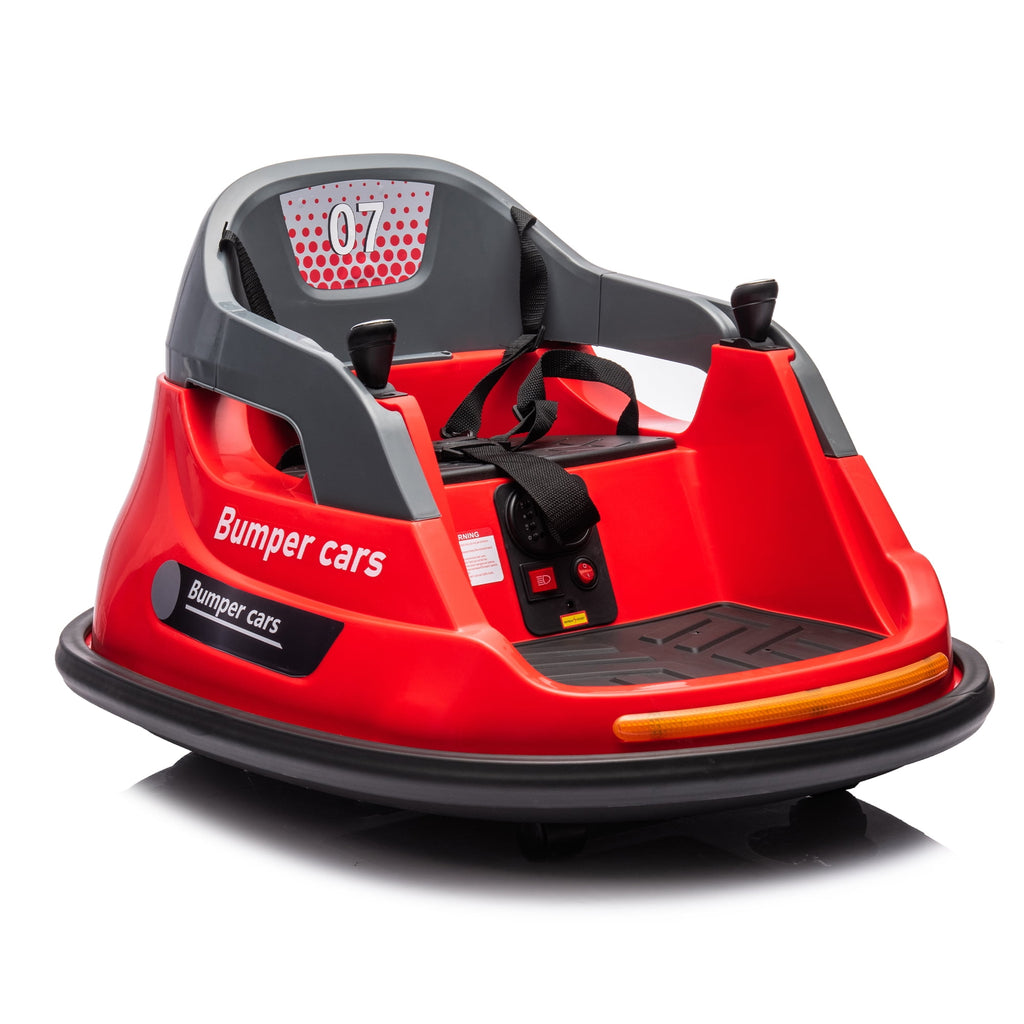 SUSIELADY 12V Ride on Bumper Car, with Remote Control, Bluetooth, Music, 5 Lighting Mode, 360°Spin, Max 3.1mph, for Kids Age 1.5-5