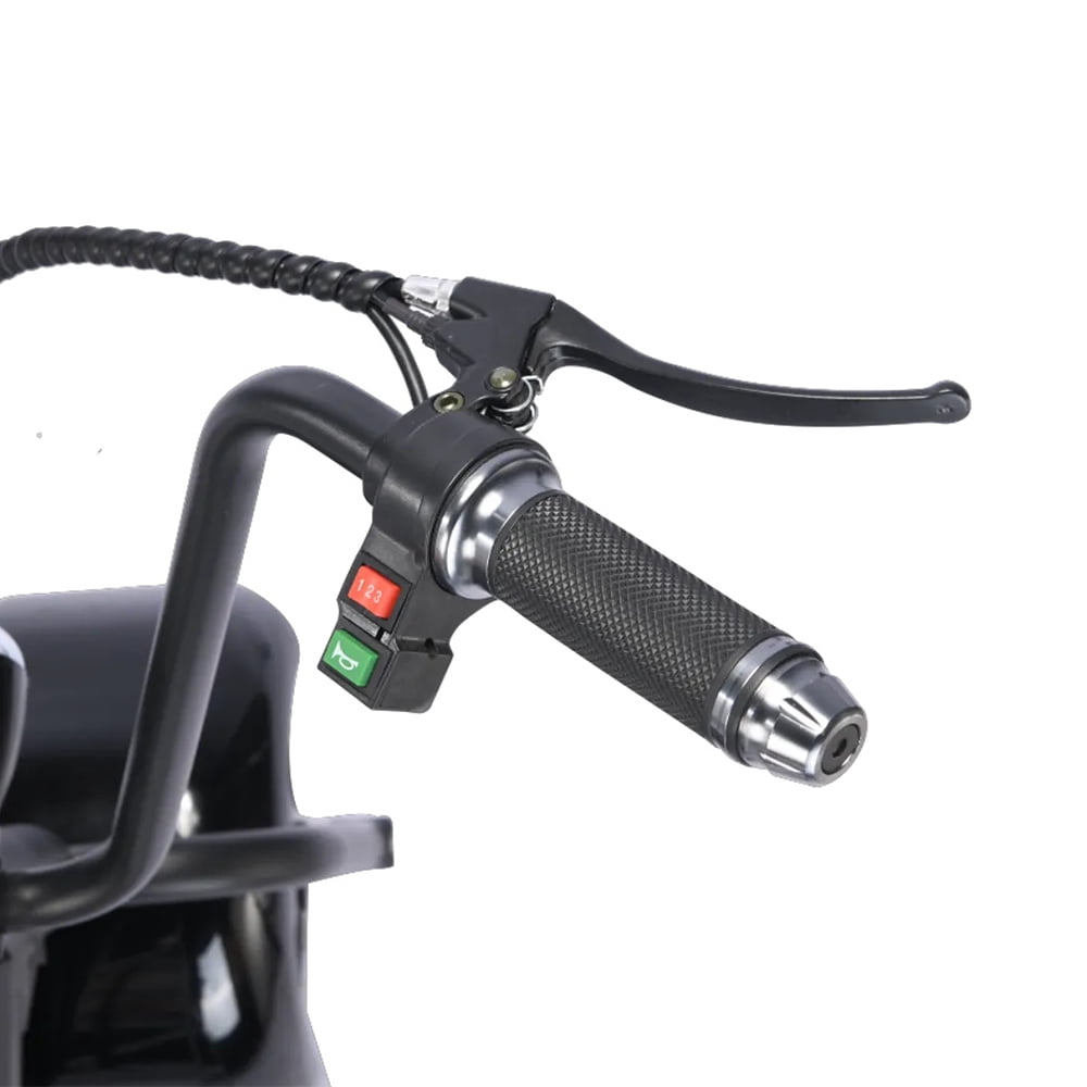 LISUEYNE Electric Scooter with Seat, 500W Electric Scooter for Adults, up to 20Mph & 16 Miles Range, Electric Commuting Scooter with Front&Rear Disck Brake, Headlights, LCD Display