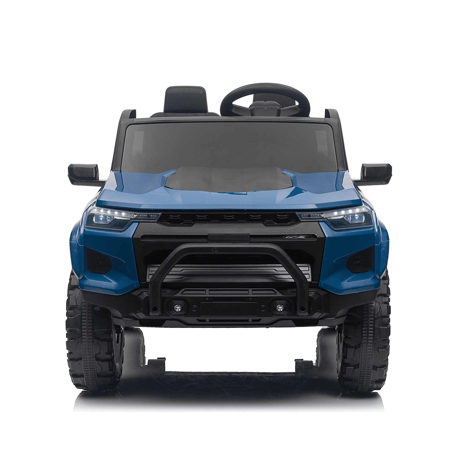 Track 7 24V 2-Seats Electric Pickup car for kid 3+, 2.4G Parents Remote Control, 3 speed adjustable, 2-Point Safety Belt, Pink