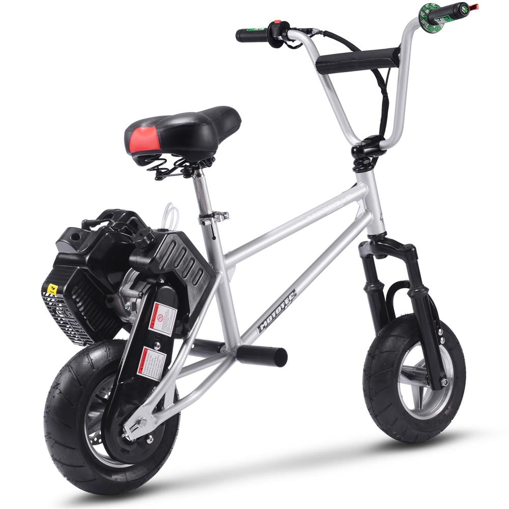 Track 7 49cc 2-Stroke Gas Dirt Bike,Max Speed 20mph,Off Road Gas Mini Motorcycle,EPA Approved Trail Mini Bike,Pull Start,Rear Disc,Adjustable Seat,Age 13+