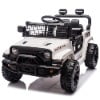 Track 7 Ride On Car, 12V Electric Kids Toy with Remote Control, Bluetooth, Music, LED Lights for Kids Aged 3-5, Blue