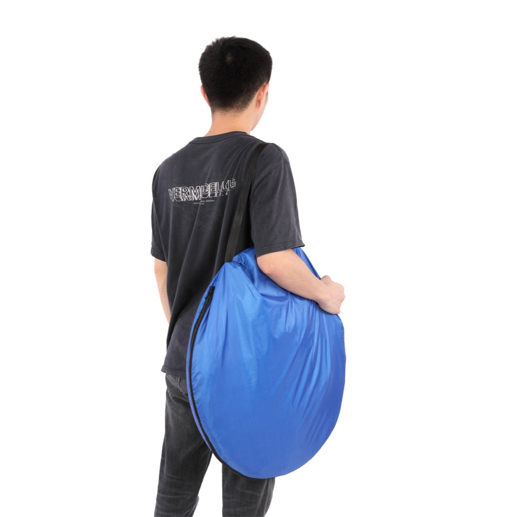 COOKCOK Dressing Tent, Camping Shelter, Pop Up Toilet Shower Tent, Changing Room, 1-2 Person Portable, 47.2"L x 47.2"W x 74.8"H, Blue