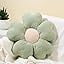 COOKCOK Flower Pillow, 19.7" Flower Shaped Throw Pillow, Daisy Plush Floor Pillow Seat Cushion Cute Aesthetic Decorative Throw Pillows for Bed Home Sofa Chair Couch Decor, Green