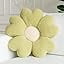 COOKCOK Flower Pillow, 19.7" Flower Shaped Throw Pillow, Daisy Plush Floor Pillow Seat Cushion Cute Aesthetic Decorative Throw Pillows for Bed Home Sofa Chair Couch Decor, Green