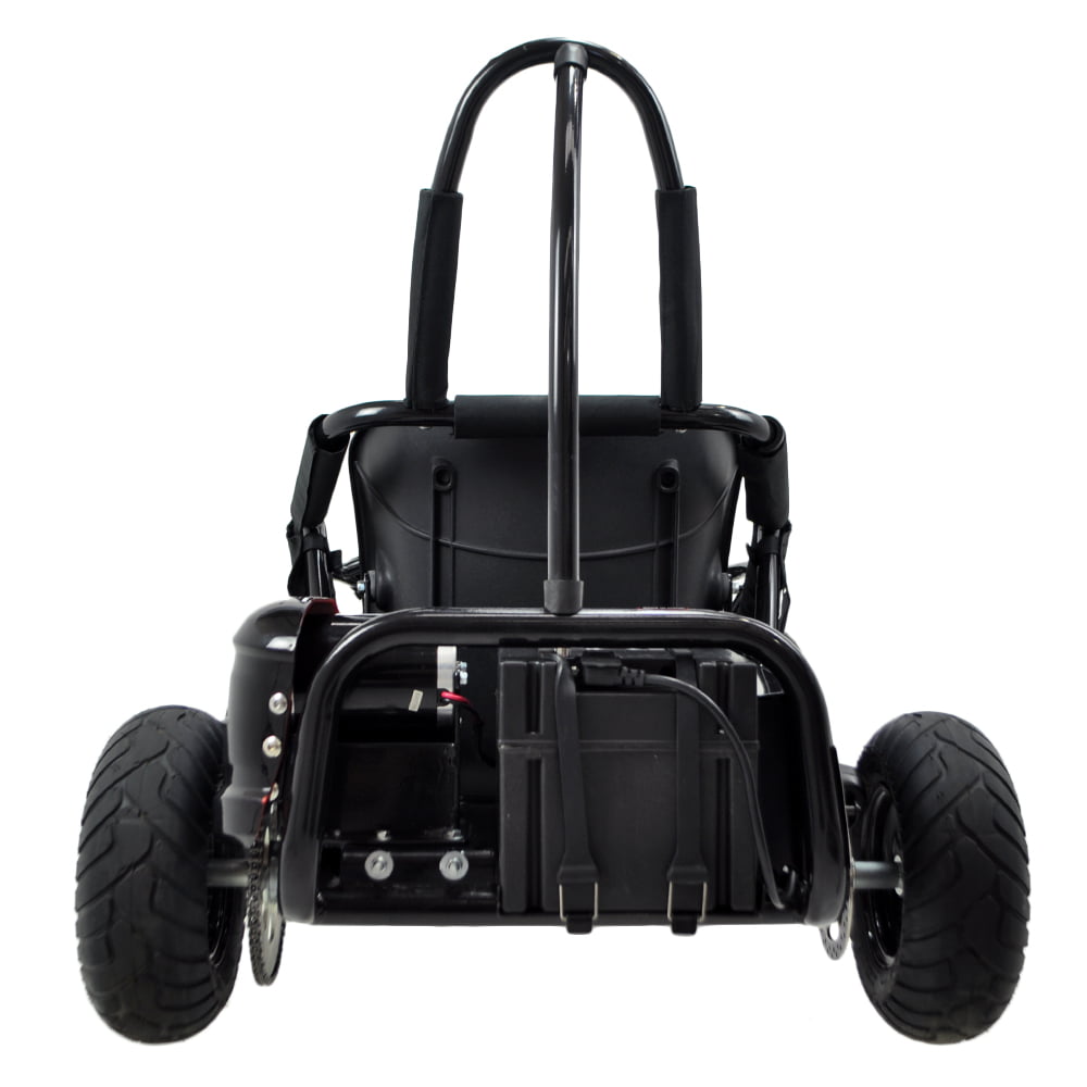 Track 7 79CC Gas Powered Go Kart,4-Stroke Off Road Go Kart,2.5 HP Gas Powered Ride-On Go Cart,Roll Bar,Kill Switch,Hydraulic Rear Disc,13" Knobby Tire,for Kids Age 13+,Black