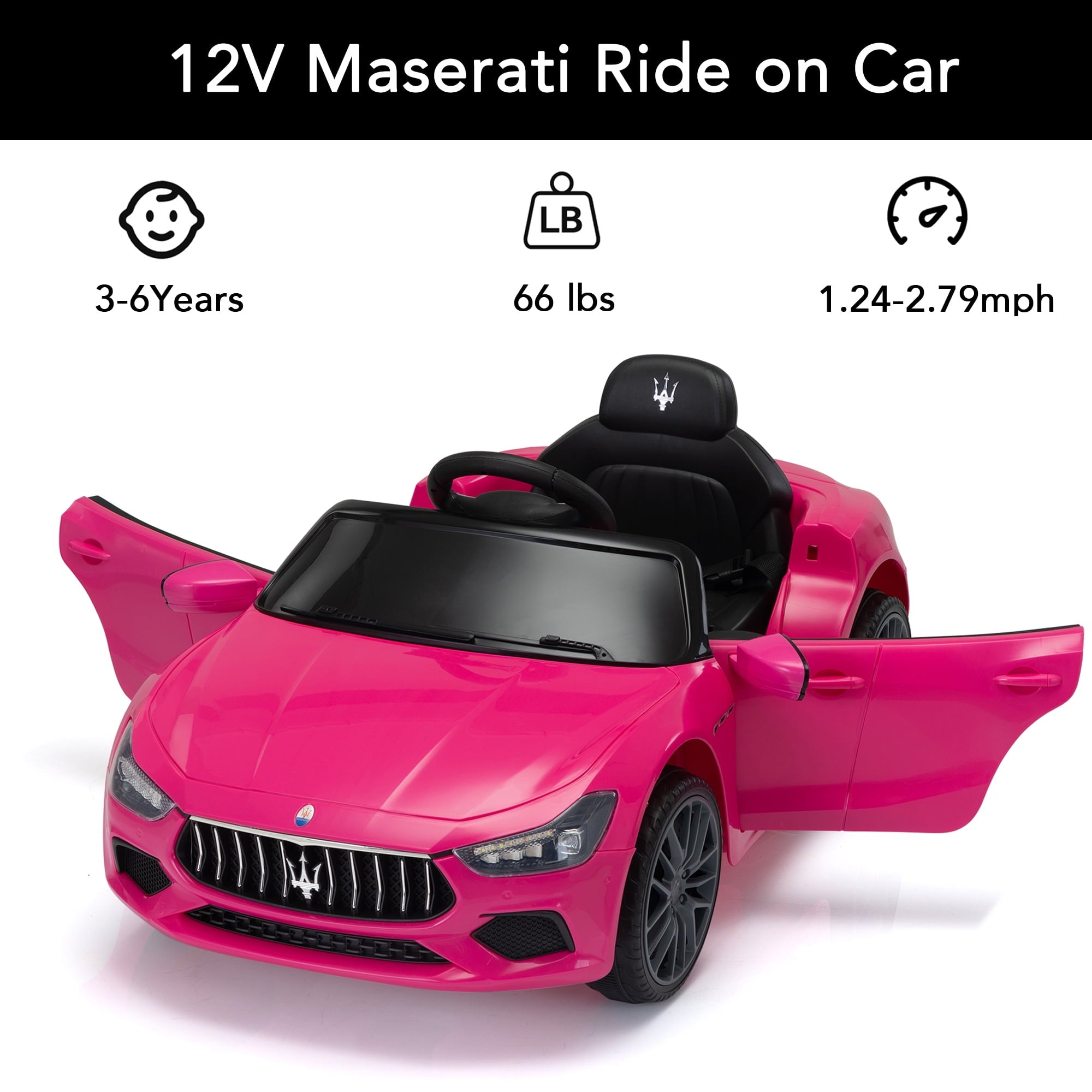 Track 7 12V Kids Ride on Car, Licensed Bentley Mulsanne Electric Car for Kids Age 3+, Remote, Music, Green