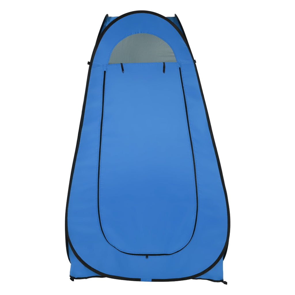 COOKCOK Dressing Tent, Camping Shelter, Pop Up Toilet Shower Tent, Changing Room, 1-2 Person Portable, 47.2"L x 47.2"W x 74.8"H, Blue