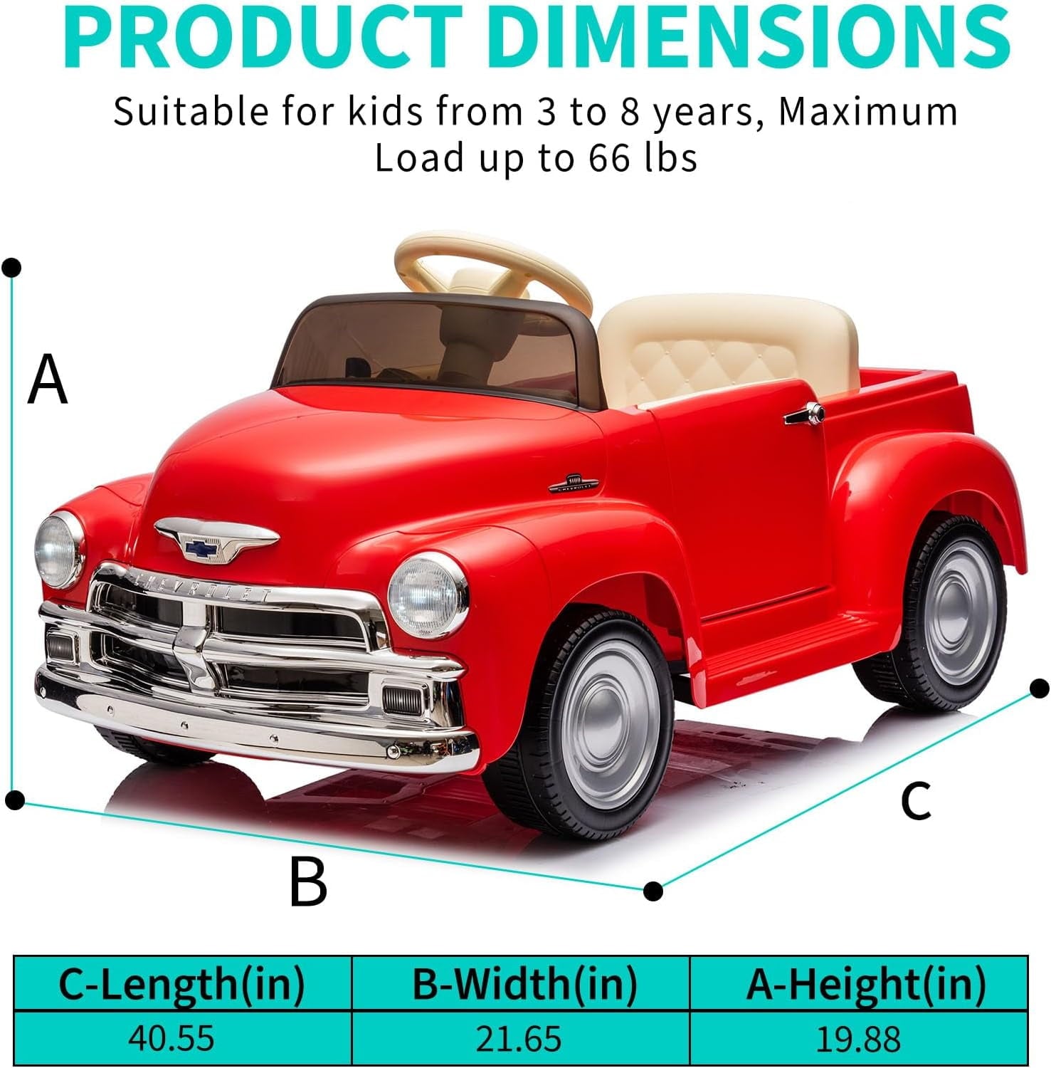 Track 7 Kids Ride on Truck, 12V Ride on Car with Remote Control, Kids Electric Car, Bluetooth, LED Lights, MP3, Pink