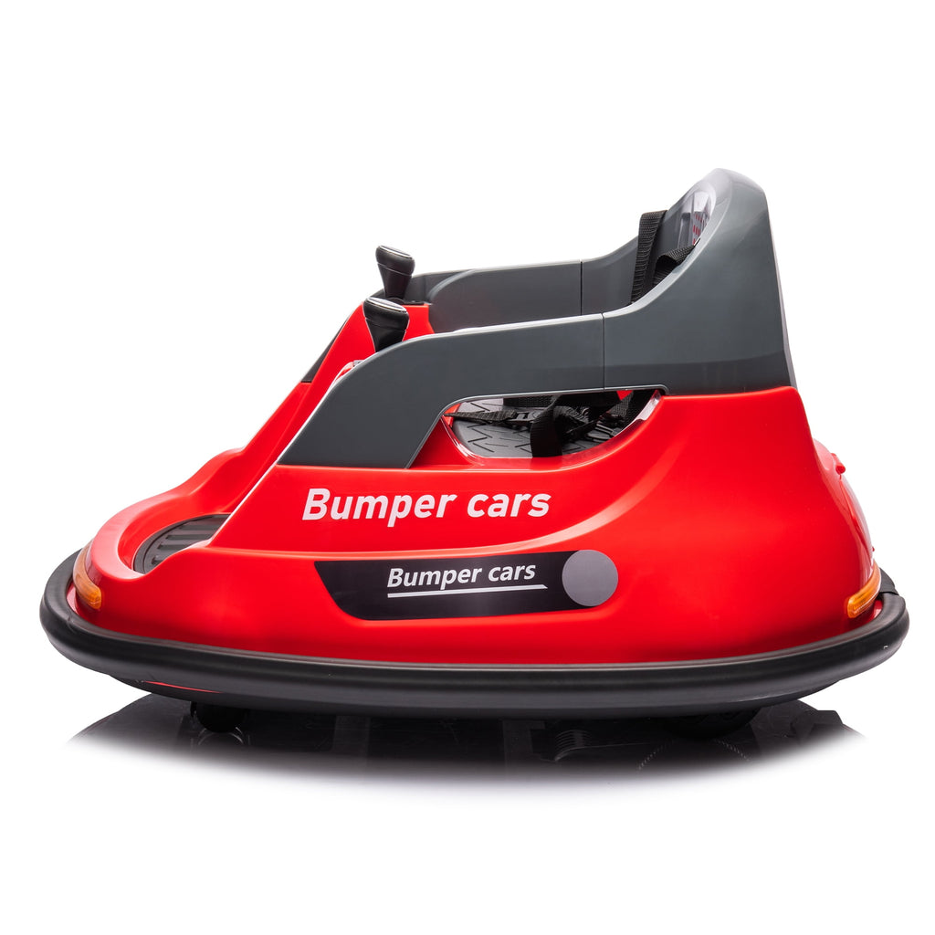 SUSIELADY 12V Ride on Bumper Car, with Remote Control, Bluetooth, Music, 5 Lighting Mode, 360°Spin, Max 3.1mph, for Kids Age 1.5-5