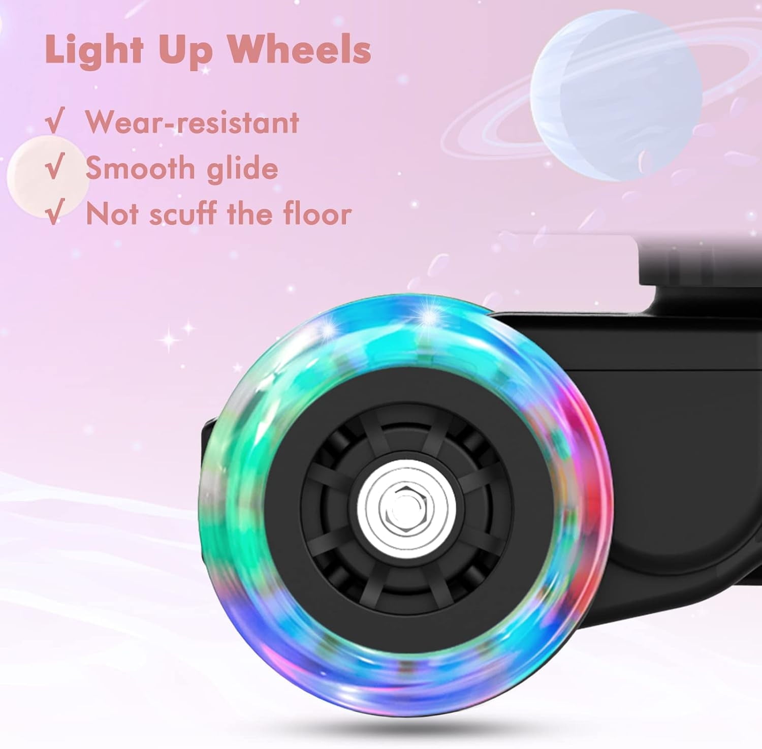 Track Seven 6V Electric Wiggle Car, 2 in 1 Electric Swing Car with Pedal, Flashing Wheels, Bluetooth, 360°, Retractable, Anti-Rollover, Max Speed 3.11mph, Ride on Toy Car for Kids Age 3+, Purple