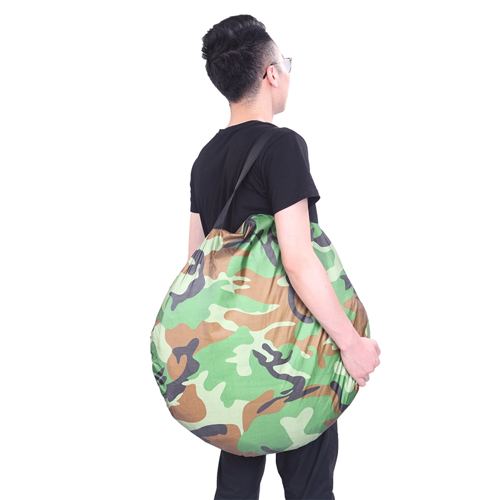 COOKCOK Dressing Tent, Camping Shelter, Pop Up Toilet Shower Tent, Changing Room, 1-2 Person Portable, 47.2"L x 47.2"W x 74.8"H, Camouflage