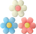 COOKCOK 3 Pcs Flower Pillows, 16" Flower Shaped Throw Pillow, Cute Daisy Floor Pillow Seating Cushions for Adults Home Bedroom Sofa Chair Couch