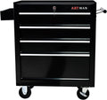 COOKCOK 4-Drawers Tool Cabinets On Wheels,, 4 Universal Wheels & 2 Brakes, Heavy Duty Rolling Utility Tool Cabinet, Mechanic Tool Chest for Garage, Warehouse, Repair Shop