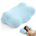 COOKCOK Cloud Neck Pillow, Ergonomic Memory Foam Pillows, Adjustable Cervical Neck Support Pillow with Breathable Pillowcase for Side Back Stomach Sleepers