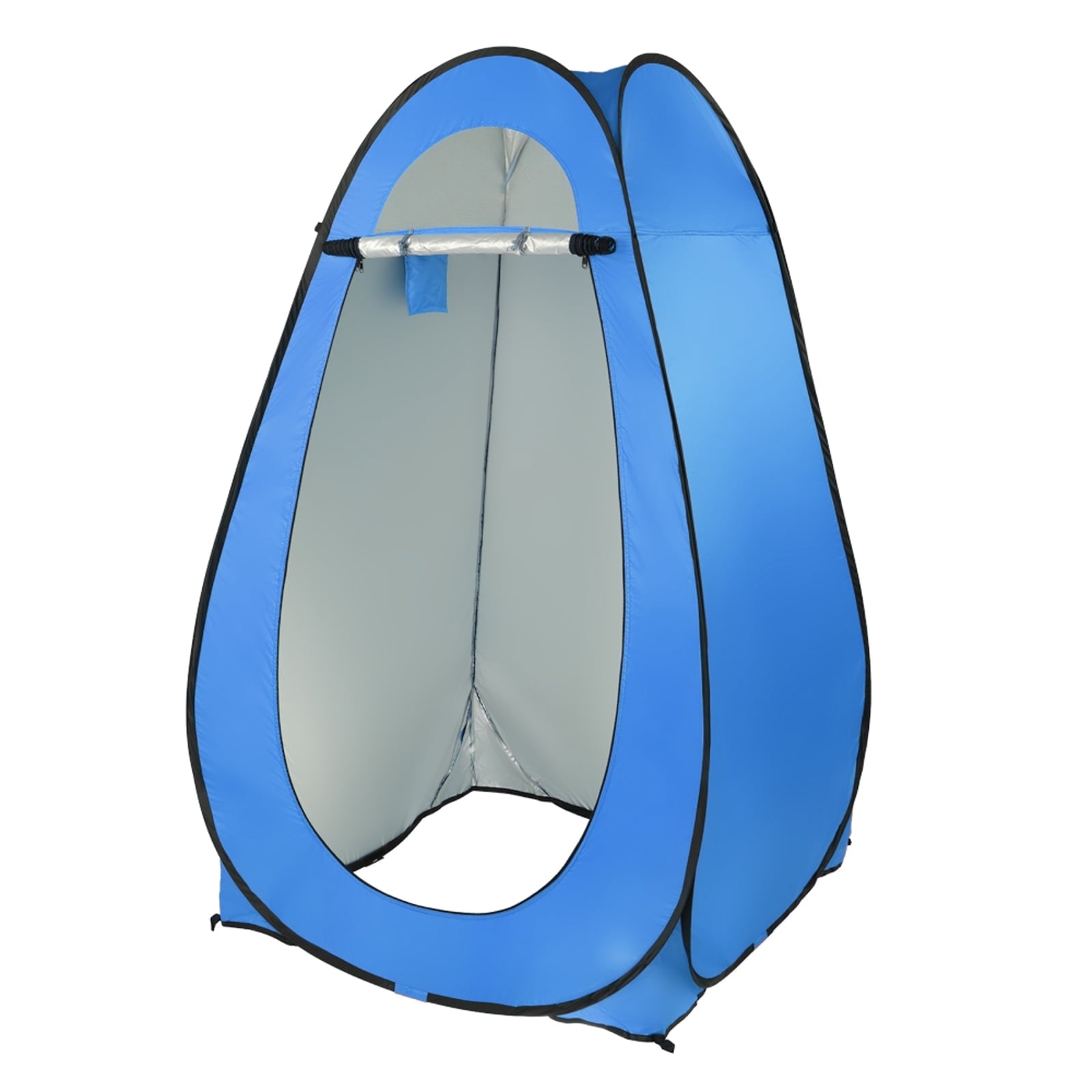 COOKCOK Dressing Tent, Camping Shelter, Pop Up Toilet Shower Tent, Changing Room, 1-2 Person Portable, 47.2"L x 47.2"W x 74.8"H, Blue