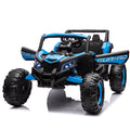 LISUEYNE 12V Kids Ride on UTV, Off-Road Truck, Electric Car for Boys Girls Age 3+, Kids Ride on Car with Remote Control, Music Player, Lights, Blue