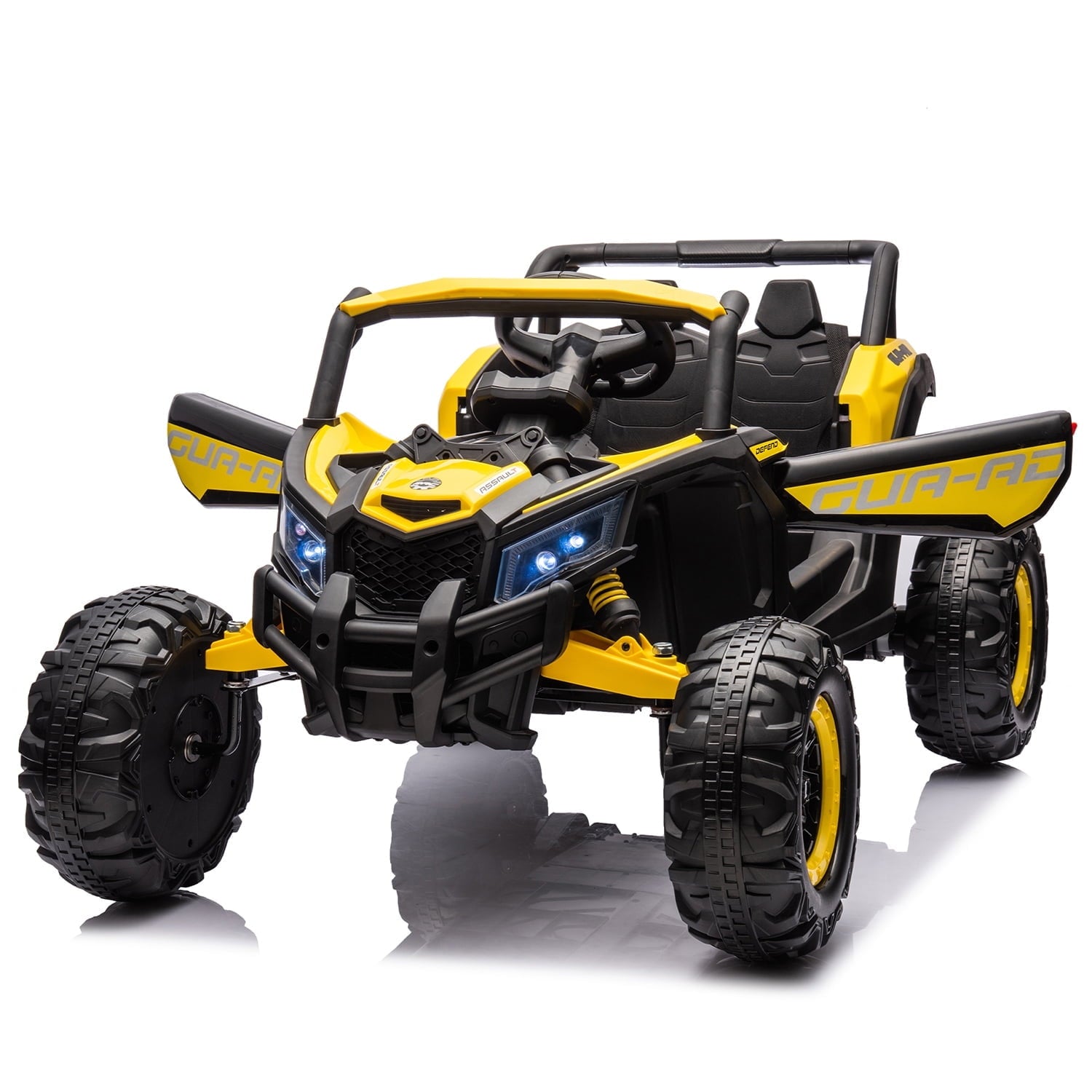 LISUEYNE 12V Kids Ride on UTV, Off-Road Truck, Electric Car for Boys Girls Age 3+, Kids Ride on Car with Remote Control, Music Player, Lights, Black
