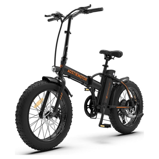 Track Seven Folding Electric Bike, 500W Motor, 20" Tier E-Bike,Removable 36V/13Ah Li-ion Ebike, Adjustable Seat, Dual Disc Brakes, LCD Display, Max Speed 19.9mph