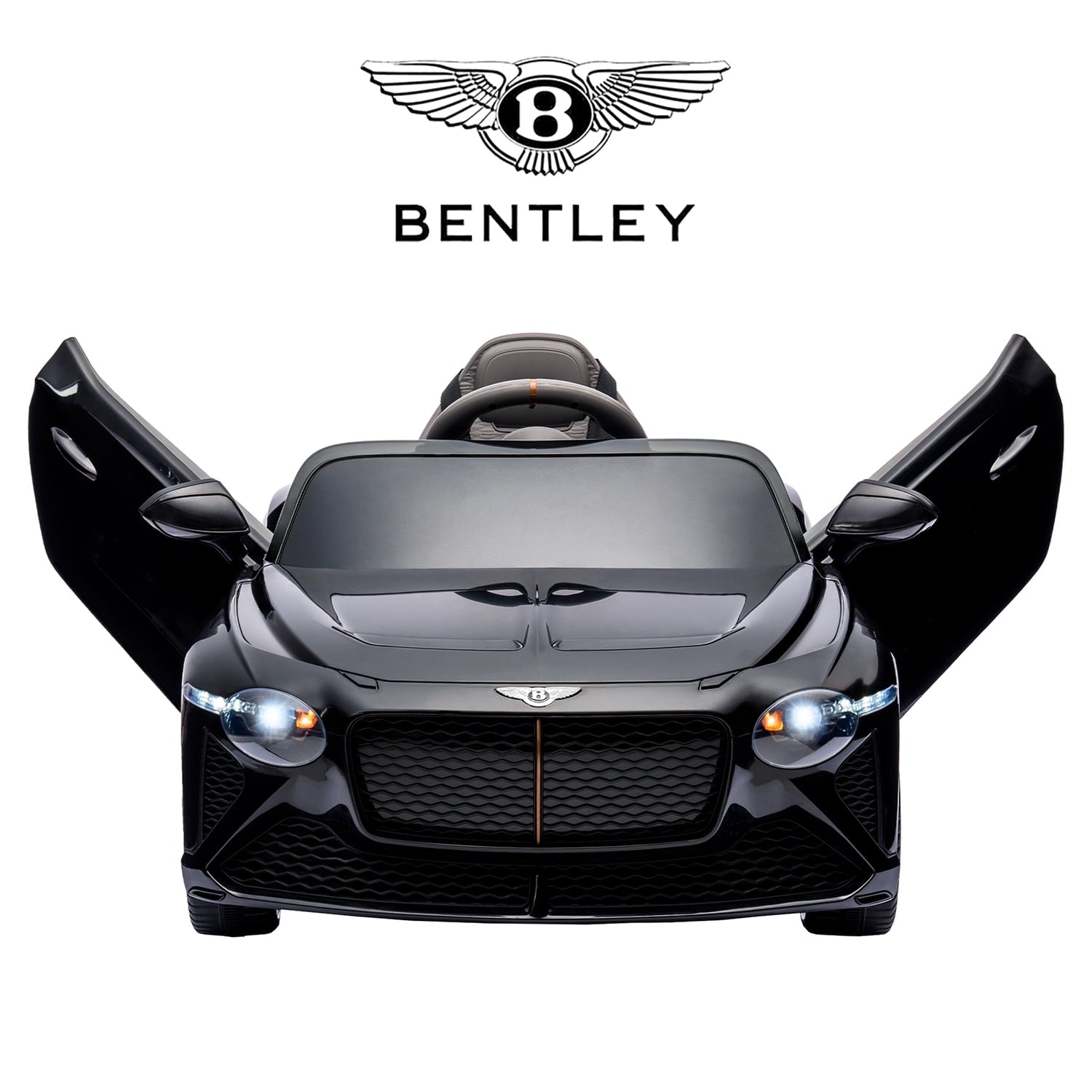 LISUEYNE Kids Ride on Car, 12V Licensed Bentley Mulsanne Electric Car for Kids Age 3+, Remote, Music, White