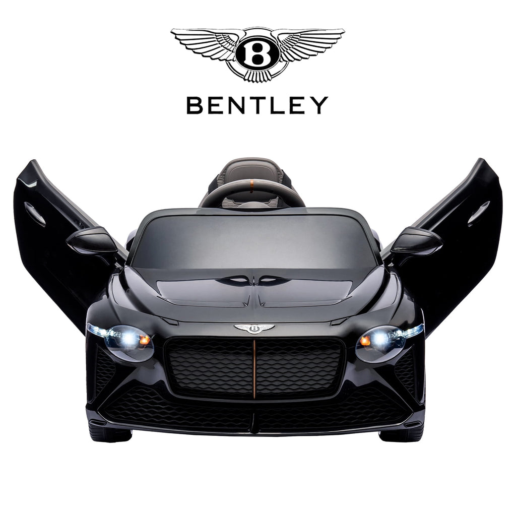 LISUEYNE Kids Ride on Car, 12V Licensed Bentley Mulsanne Electric Car for Kids Age 3+, Remote Control, Music, Black