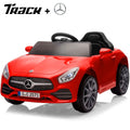 Track 7 12V Kids Ride On Car Licensed Mercedes Benz CLS 350, Electric Car with Remote Control, LED Lights, Music, USB, Power Display, Outdoor Toys for Boys Girls Toddlers Ages 2-4, Red