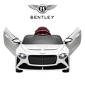 LISUEYNE Kids Ride on Car, 12V Licensed Bentley Mulsanne Electric Car for Kids Age 3+, Remote, Music, White