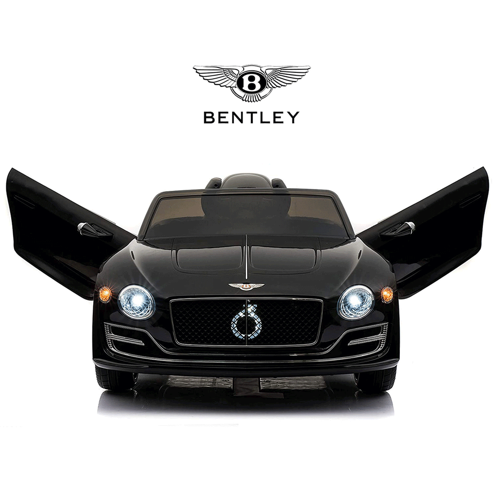 LISUEYNE Official Licensed Bentley Ride on Car, 12V Electric Car for Boys Girls Age 3+, Ride on Car w/Remote Control, Music, Black