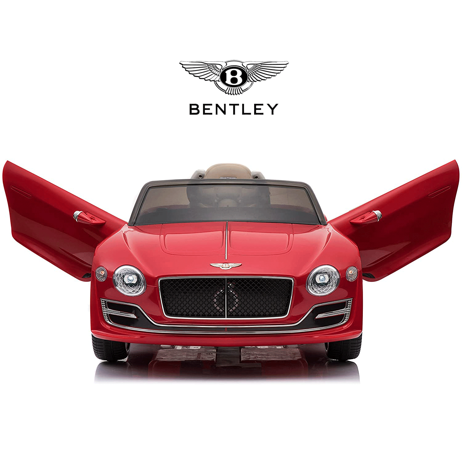 LISUEYNE Official Licensed Bentley Ride on Car, 12V Electric Car for Boys Girls Age 3+, Ride on Car with Remote Control, Music, Green