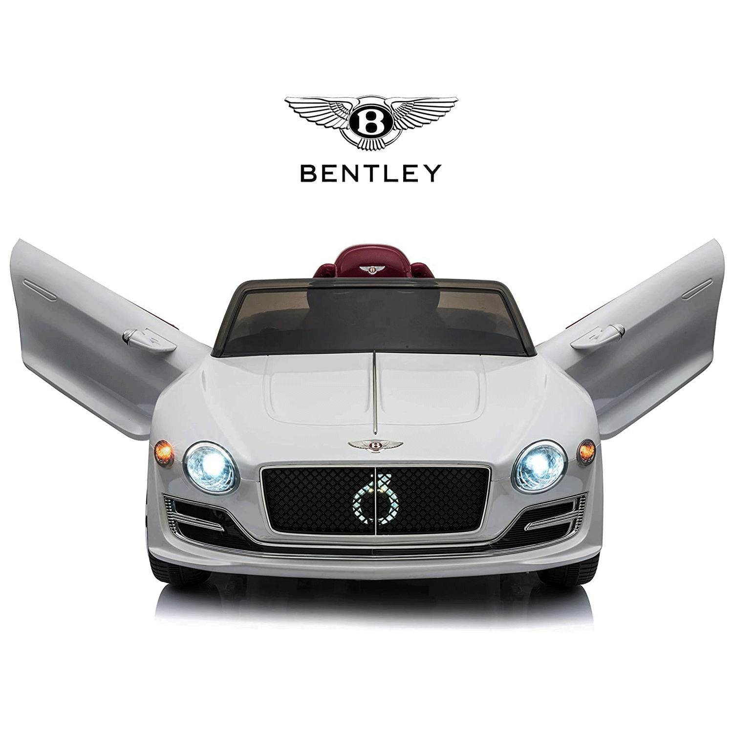 LISUEYNE Official Licensed Bentley Ride on Car, 12V Electric Car for Boys Girls Age 3+, Ride on Car with Remote Control, Music, Green