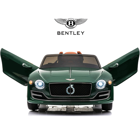 LISUEYNE Official Licensed Bentley Ride on Car, 12V Electric Car for Boys Girls Age 3+, Ride on Car with Remote Control, Music, Green