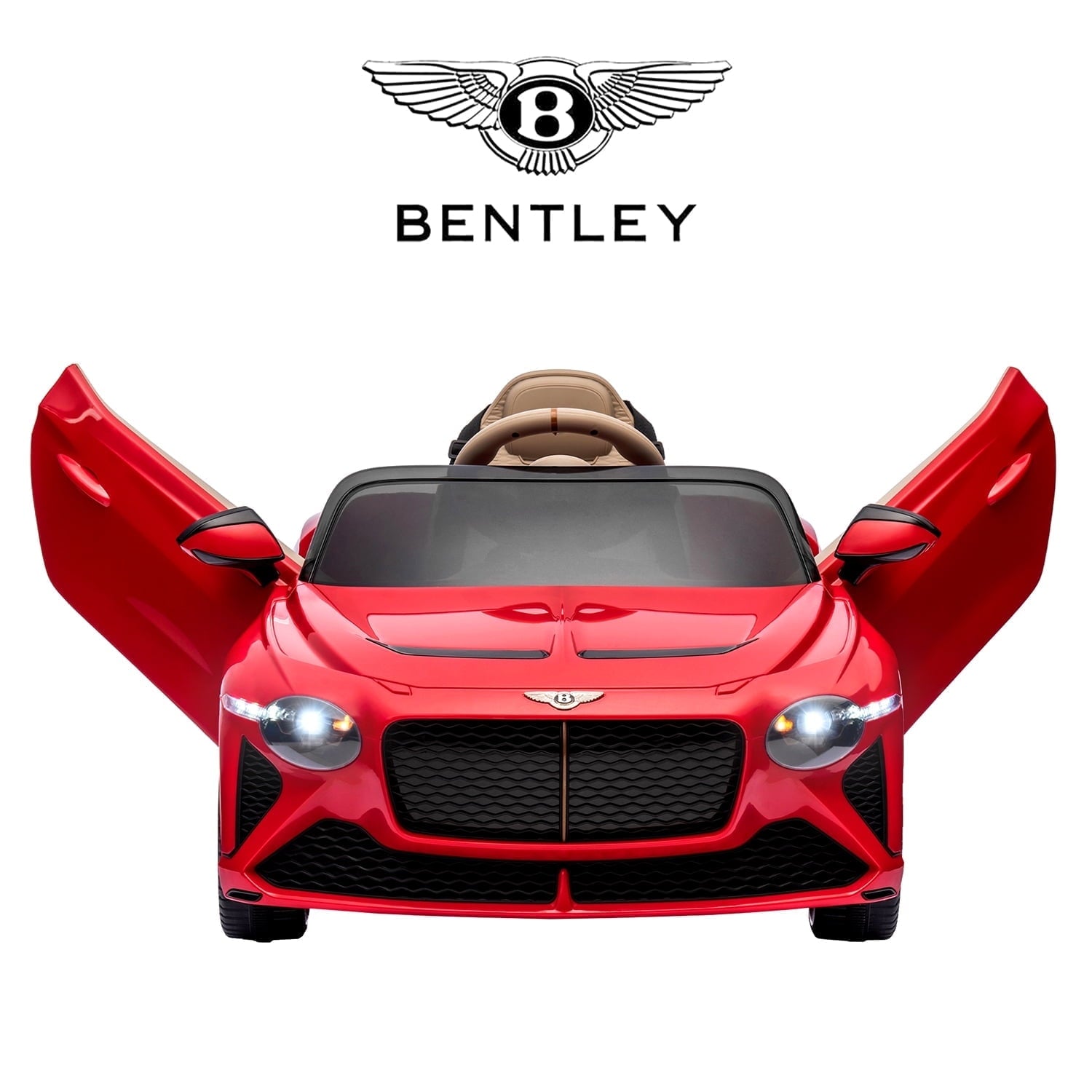SUSIELADY 12V Kids Ride on Car, Licensed Bentley Mulsanne Electric Car for Kids Age 3+, 3 speed adjustable, with Remote Control, Bluetooth, Power display