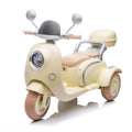 SUSIELADY 12V Kids Ride on Motorcycle, 2-Seater Kids Motorbike, 3 Wheels with Mp3, Bluetooth, Headlight, Storage Box, Backseat, for Kids Aged 3+
