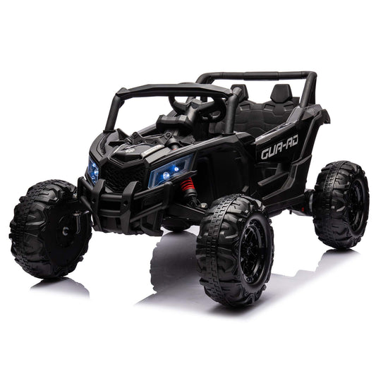SUSIELADY 12V Off-Road Truck, Kids Ride on UTV, High-Low Speed Switch, with Remote Control, Music Player, Lights, for Kids Aged 3+