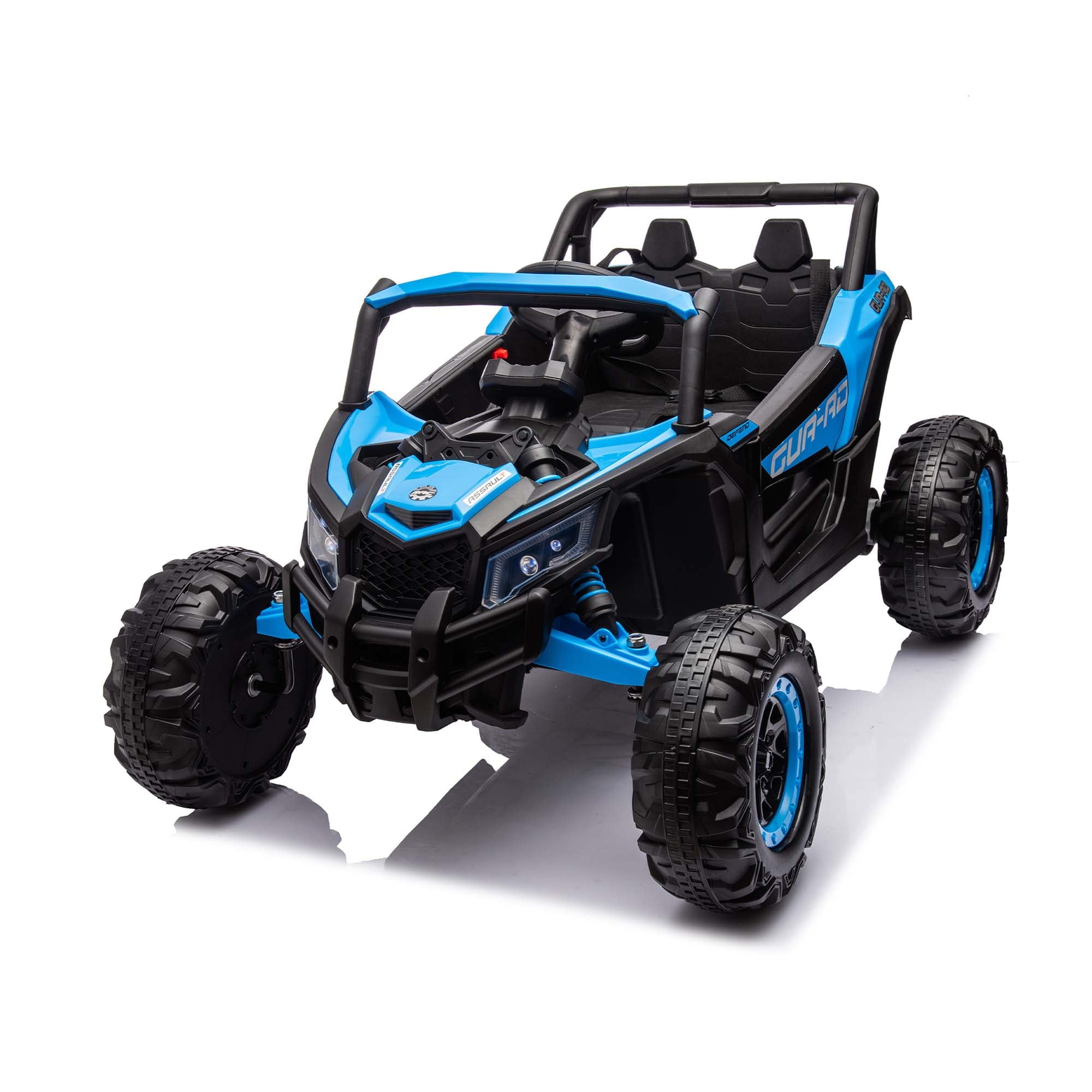 SUSIELADY 12V Off-Road Truck, Kids Ride on UTV, High-Low Speed Switch, with Remote Control, Music Player, Lights, for Kids Aged 3+