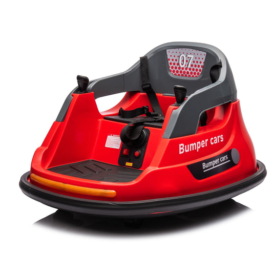 SUSIELADY 12V Ride on Bumper Car, with Remote Control, Bluetooth, Music, 5 Lighting Mode, 360°Spin, Max 3.1mph, for Kids Age 1.5-5