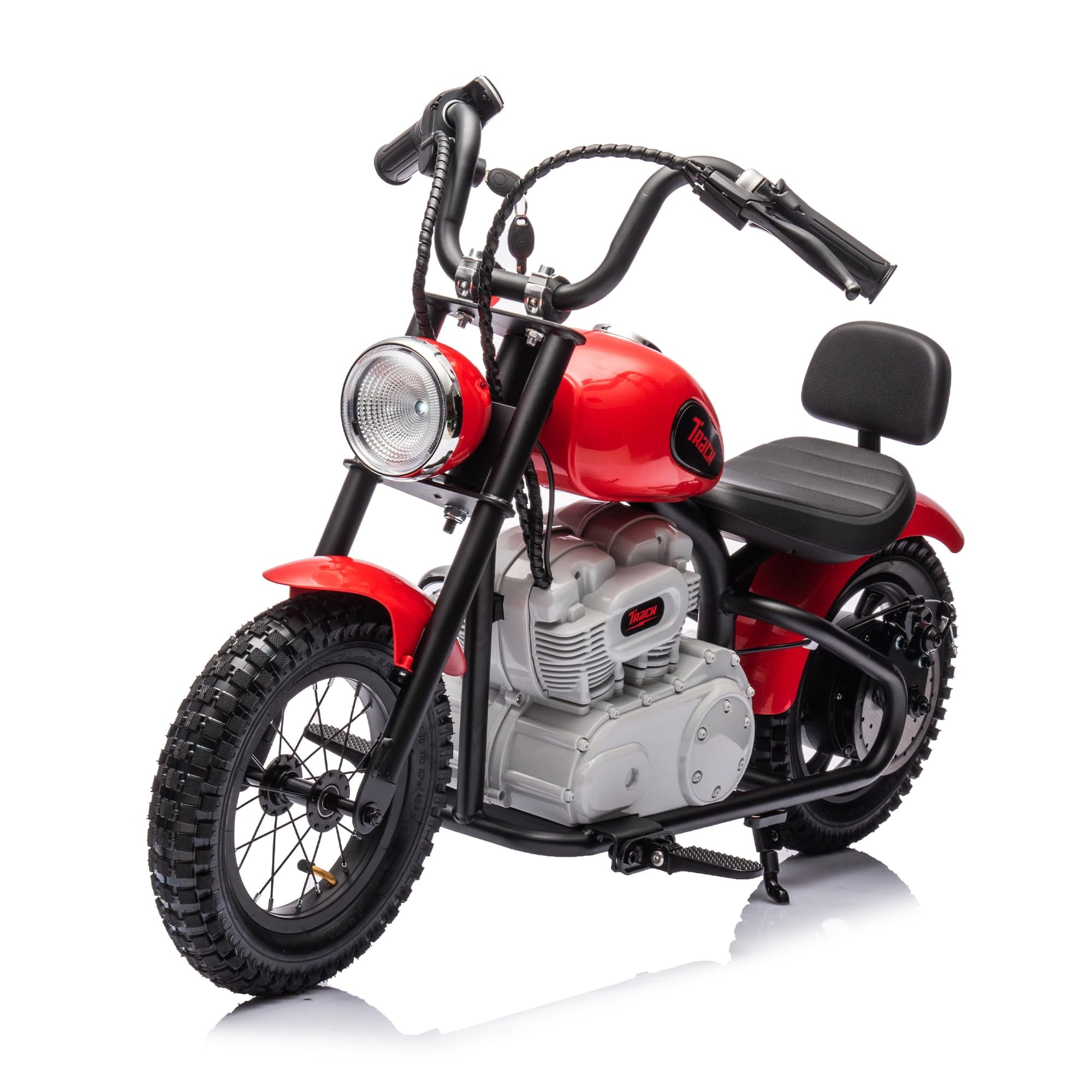 SUSIELADY 24V Electric Dirt Bike, 250 W Kids Powered Motorcycle, with Key Start, Twist Grip Throttle, Hand-Operated Dual Brakes, Speed Up to 10 MPH, for Kids Aged 8+