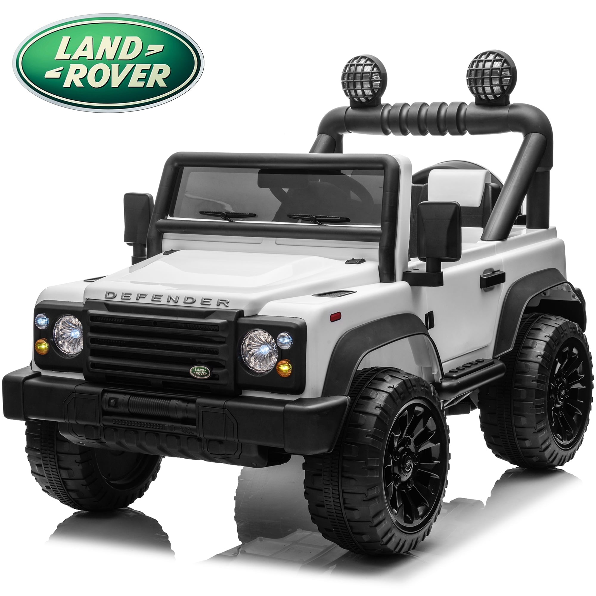SUSIELADY 24V Kids Ride on Car, Licensed Land Rover Defender Volta 5008, with 17" Width Seat, Remote Control, Bluetooth, MP3, Music, for Kids Aged 3+