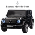 SUSIELADY 24V Ride on Car, Licensed Mercedes-Benz G500, Three speed adjustable, with Remote Control, USB, Bluetooth, LED Lights