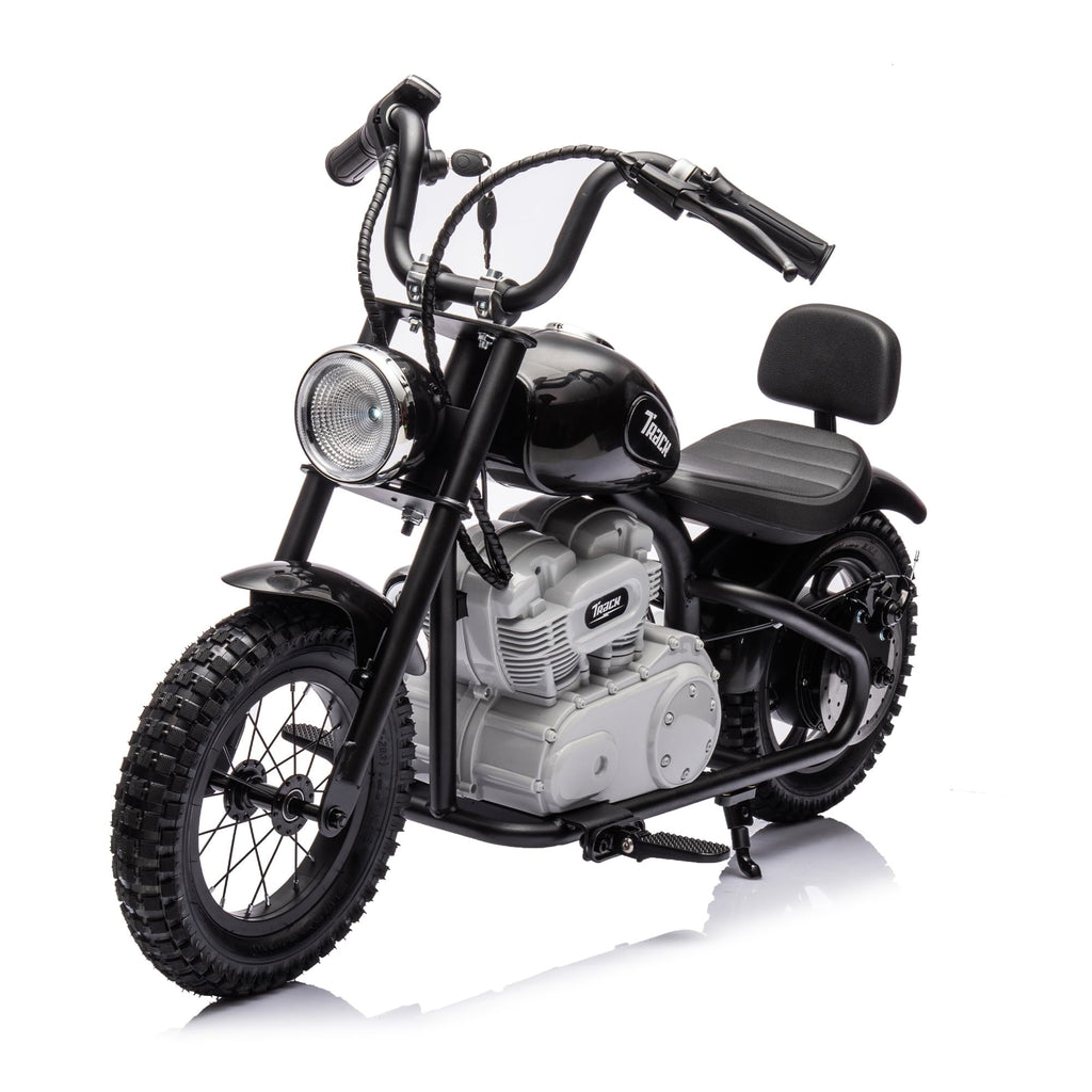 SUSIELADY 36V Electric Dirt Bike, 350 W Kids Powered Motorcycle, with Key Start, Twist Grip Throttle, Hand-Operated Dual Brakes, Speed Up to 15 MPH, for Kids Aged 8+