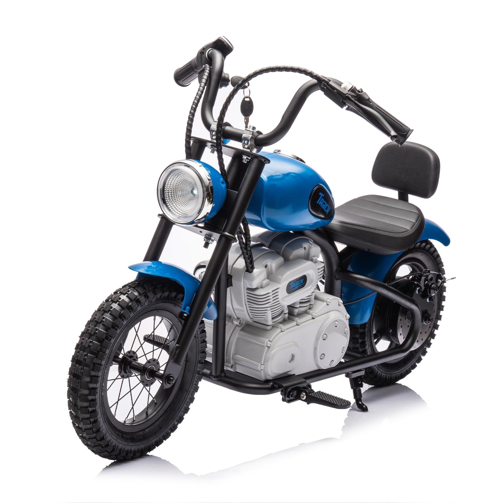 SUSIELADY 36V Electric Dirt Bike, 350 W Kids Powered Motorcycle, with Key Start, Twist Grip Throttle, Hand-Operated Dual Brakes, Speed Up to 15 MPH, for Kids Aged 8+