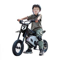 SUSIELADY 36V Electric Dirt Bike, 350 W Kids Powered Motorcycle, with Twist Grip Throttle, Hand-Operated Dual Brakes, Speed Up to 15 MPH, for Kids Aged 8-12
