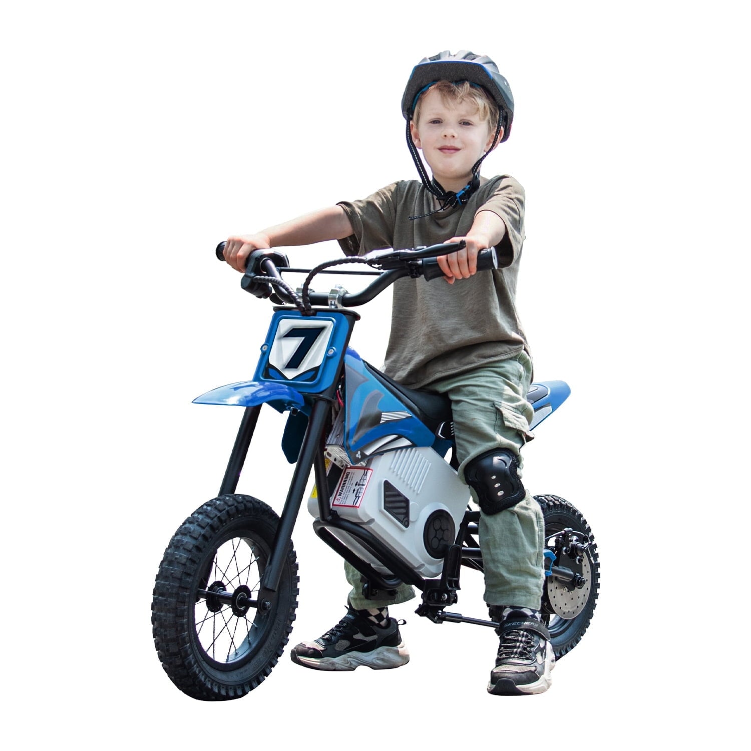 SUSIELADY 36V Electric Dirt Bike, 350 W Kids Powered Motorcycle, with Twist Grip Throttle, Hand-Operated Dual Brakes, Speed Up to 15 MPH, for Kids Aged 8-12