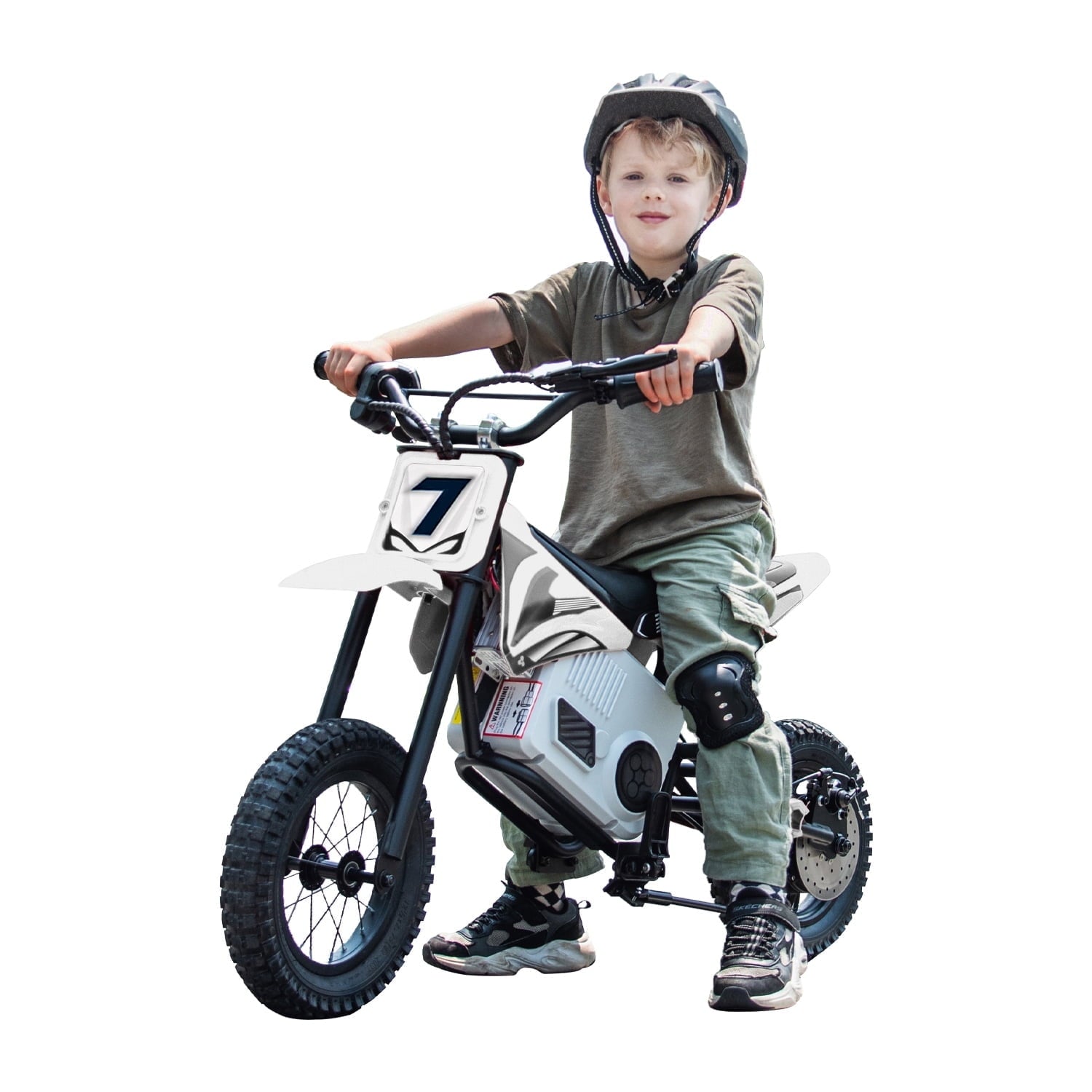 SUSIELADY 36V Electric Dirt Bike, 350 W Kids Powered Motorcycle, with Twist Grip Throttle, Hand-Operated Dual Brakes, Speed Up to 15 MPH, for Kids Aged 8-12